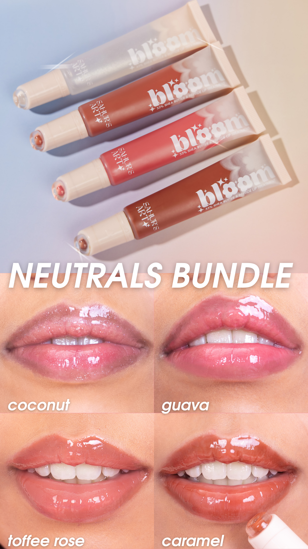 BLOOM - NEUTRALS Bundle of 4