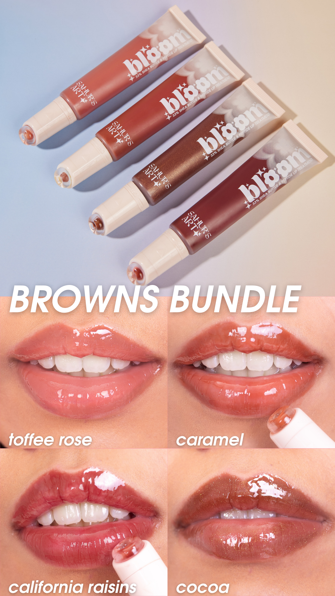 BLOOM - BROWNS Bundle of 4
