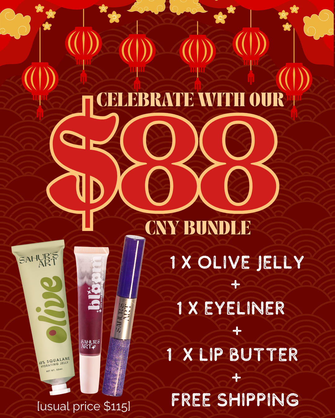 CNY $88 BUNDLE