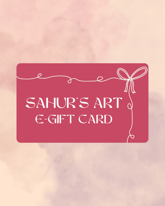 Sahur's Art E-Gift Card