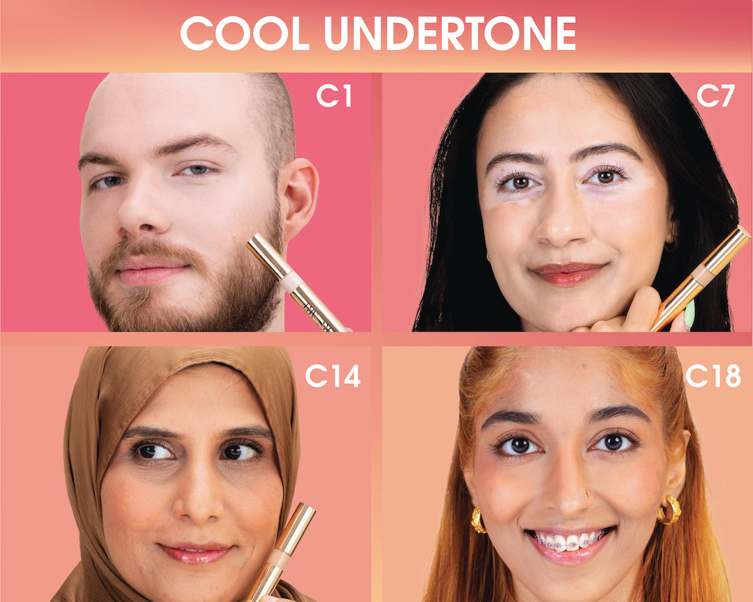 Sahur's Art Unfiltered Complexion Pens catering to cool undertones.